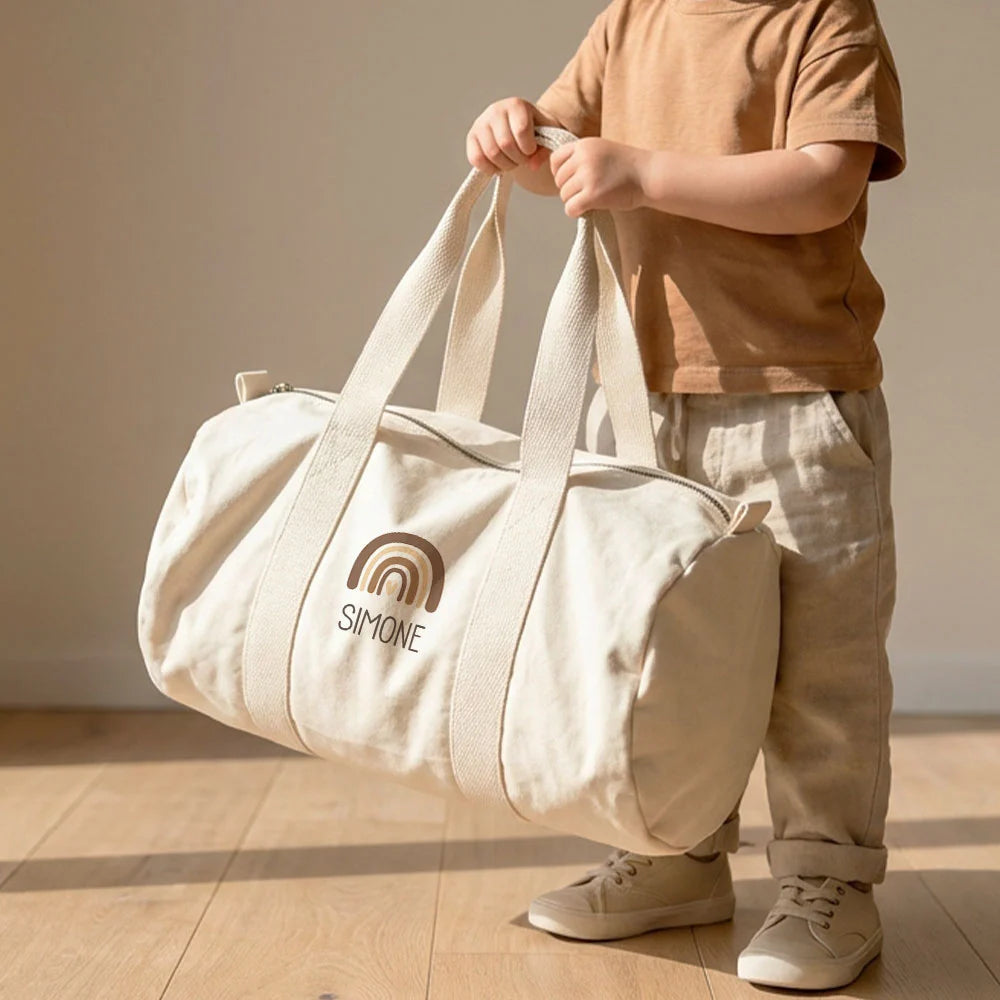 Borsa personalizzata per palestra o viaggi con neonato