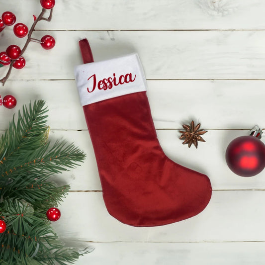 Calza della befana personalizzabile con nome
