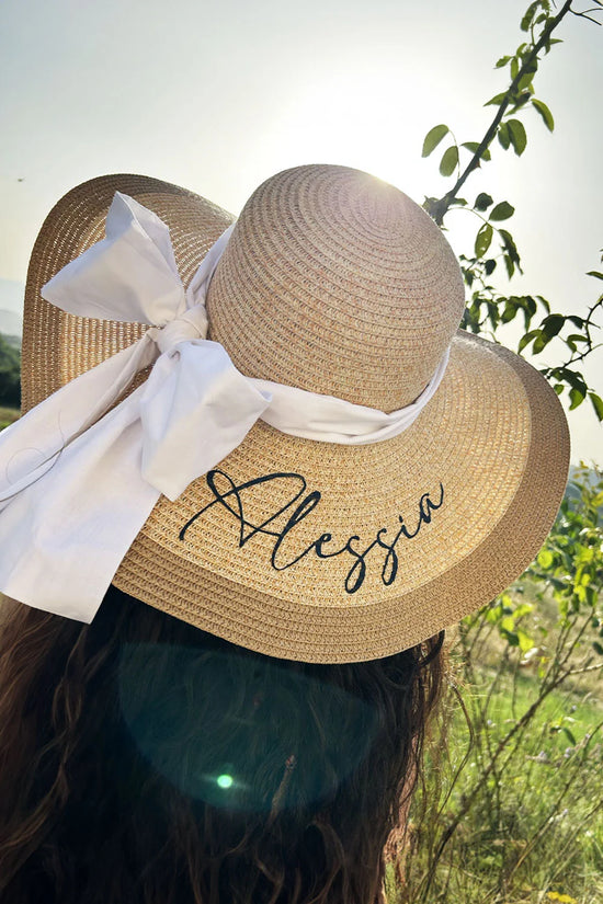 Cappello Paglia Personalizzabile