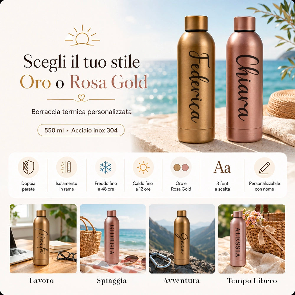 Caratteristiche borracce