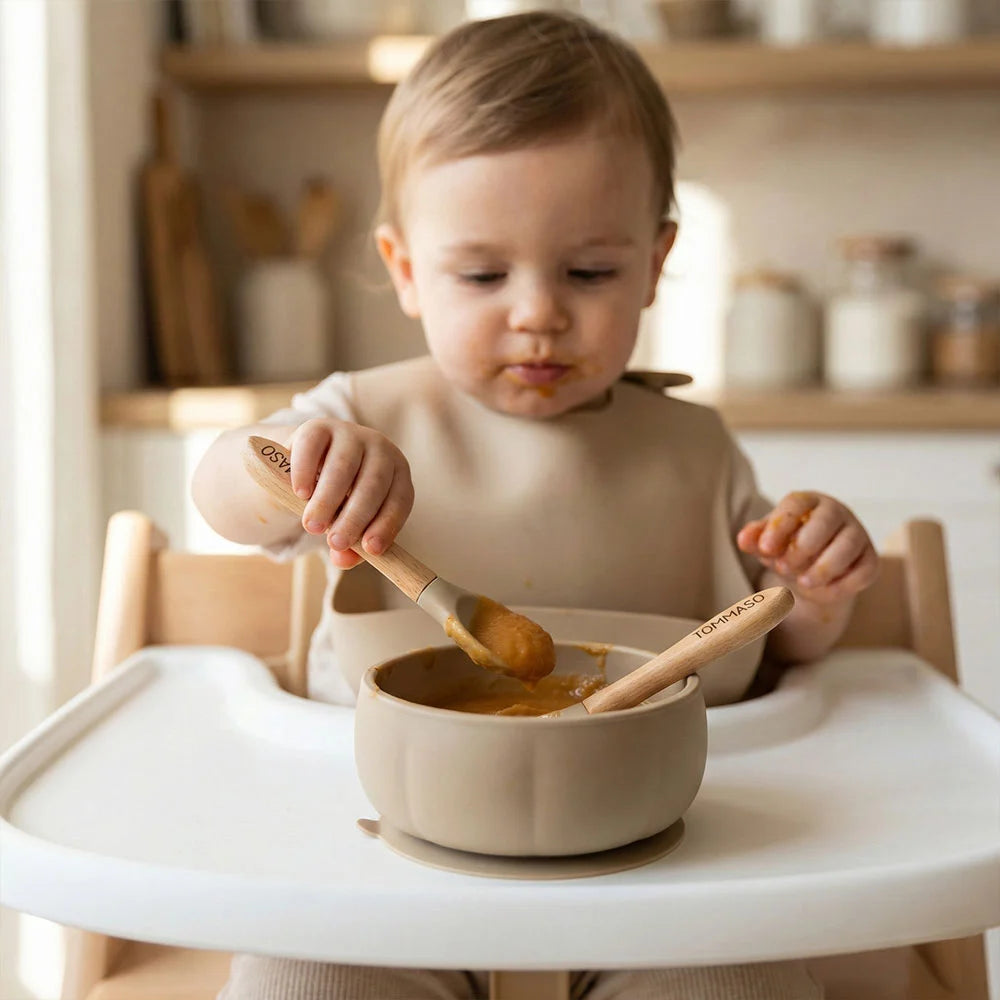 Ciotola in silicone alimentare antiscivolo per bambini