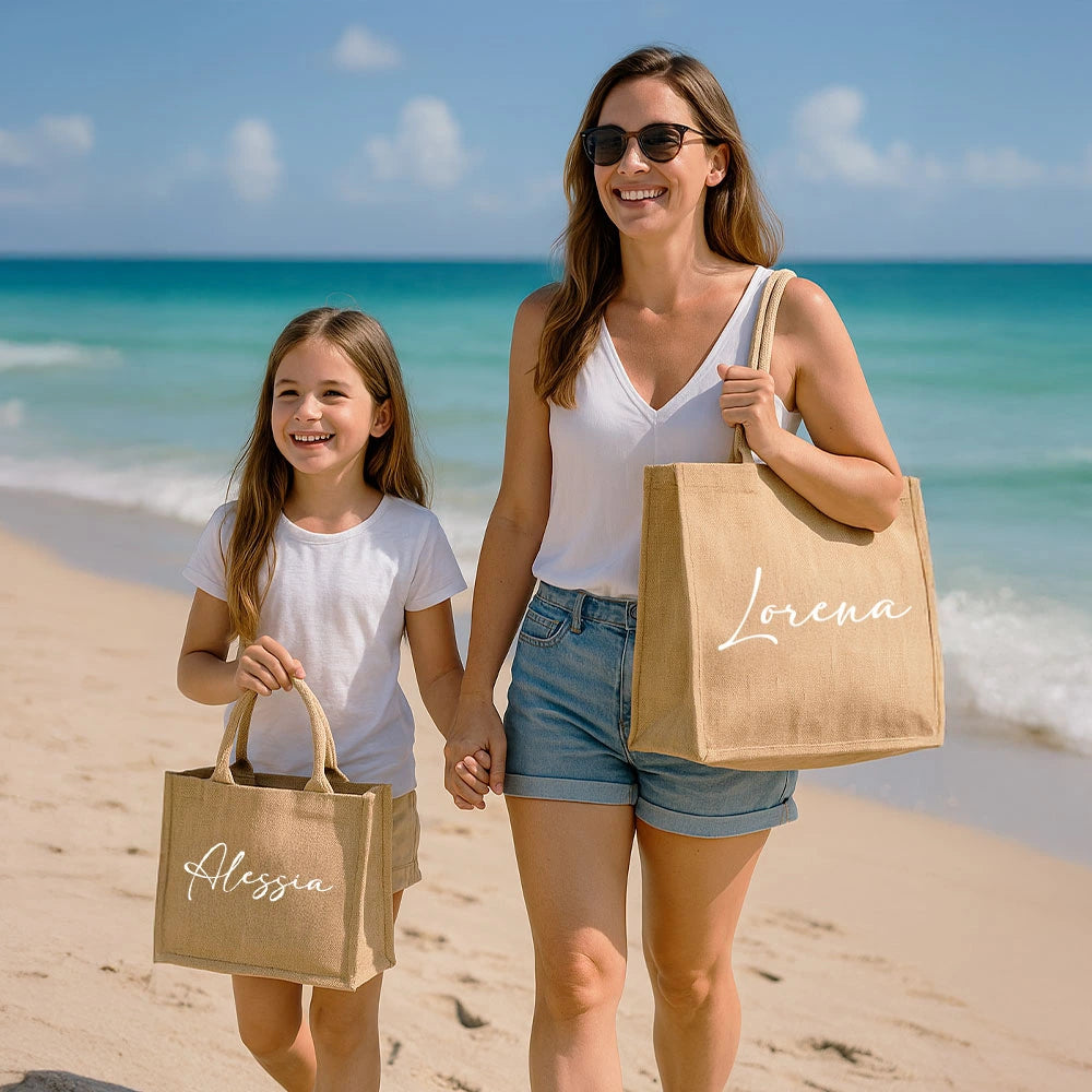 Borse Juta per Mamma e Figlia