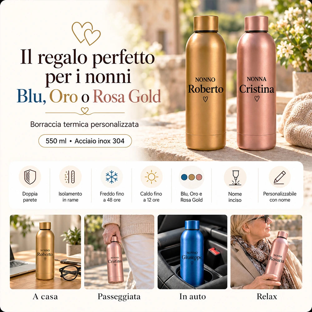 caratteristiche borracce per i nonni