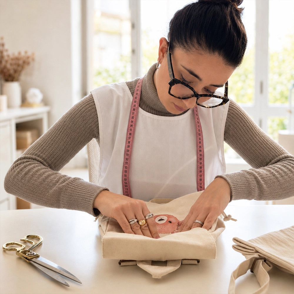 Marika mentre prepara ordine