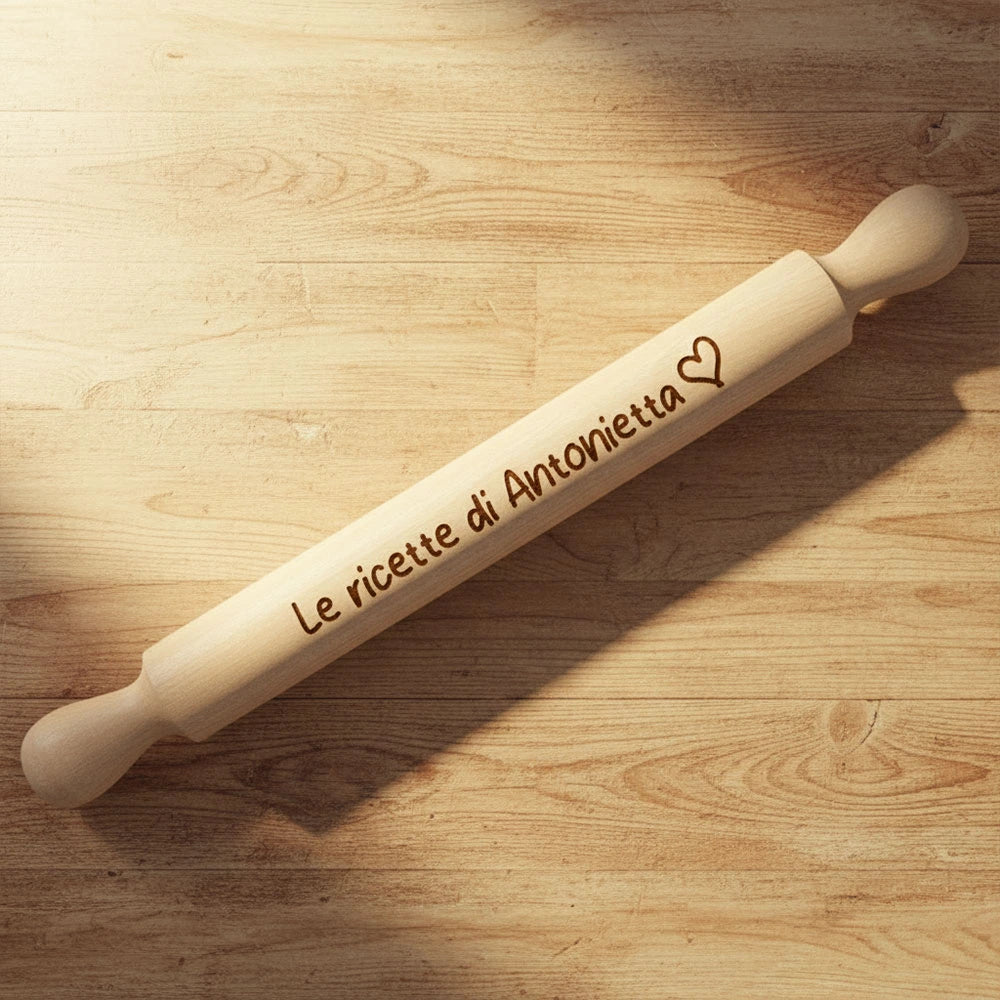 Mattarello personalizzabile "Le ricette di"