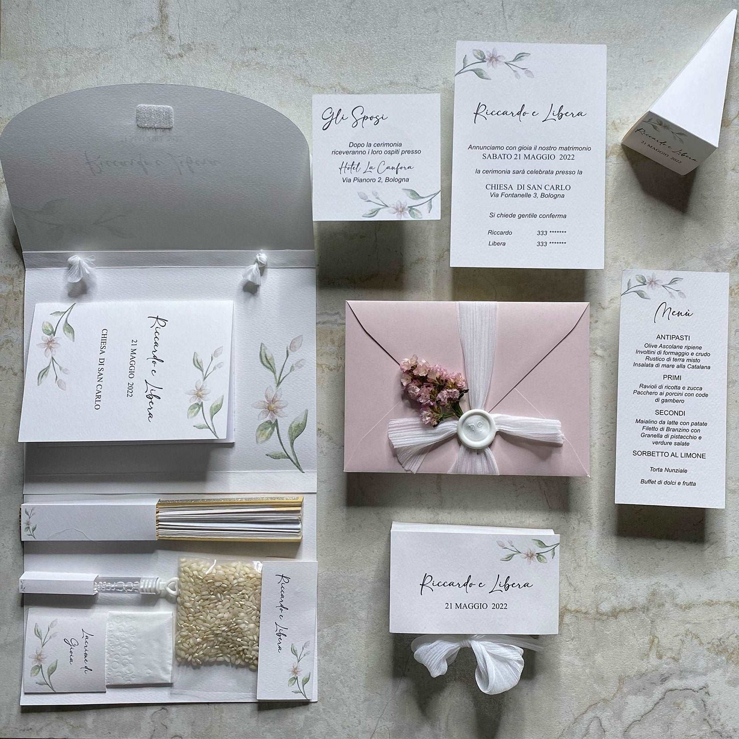 Set Partecipazione Rosé