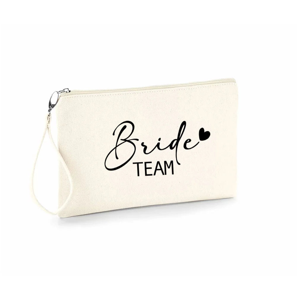 Pochette "TEAM Bride" Personalizzabile con Nome 