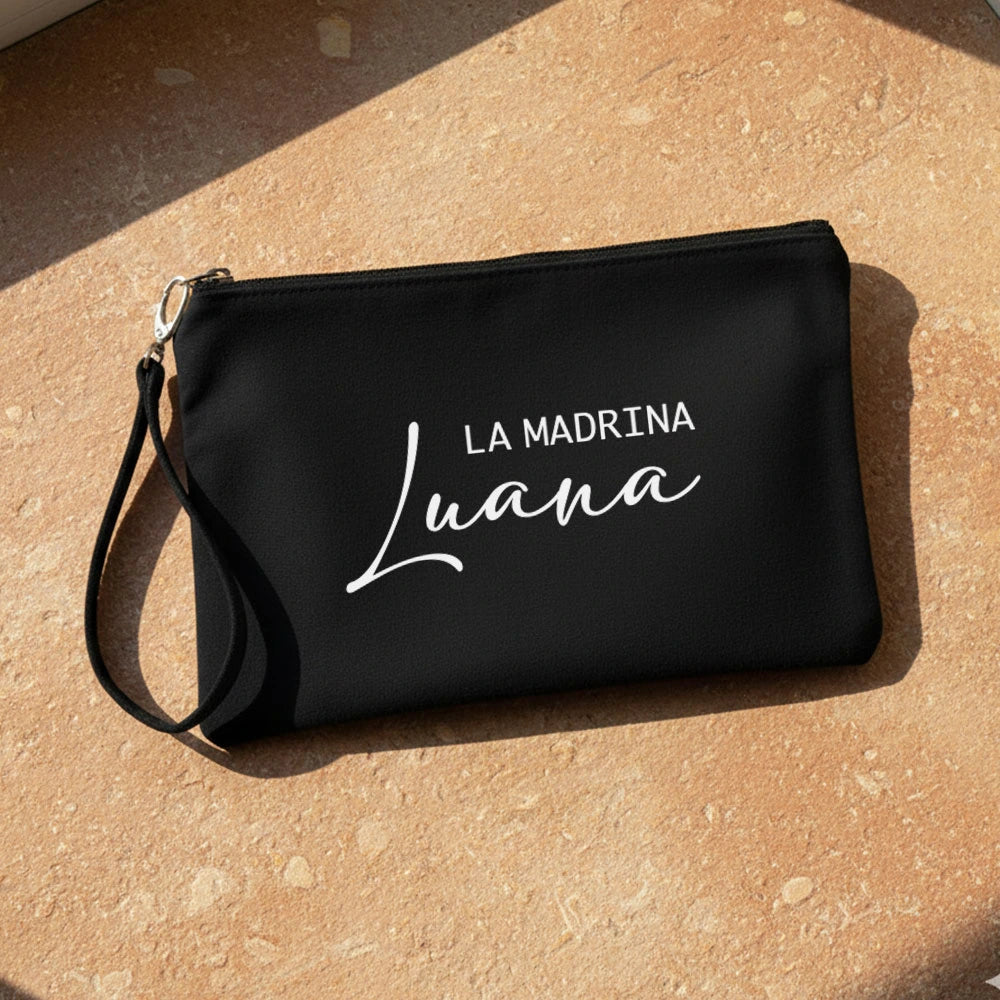 Idea regalo battesimo: pochette proposta madrina personalizzata