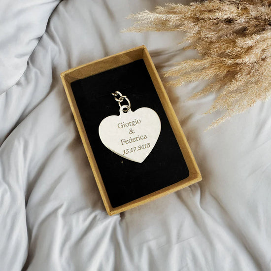 Portachiavi personalizzato con data