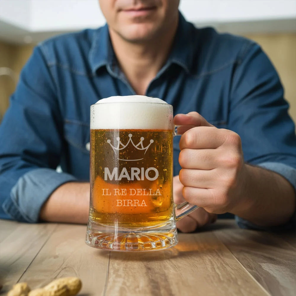 caraffa di birra da incidere