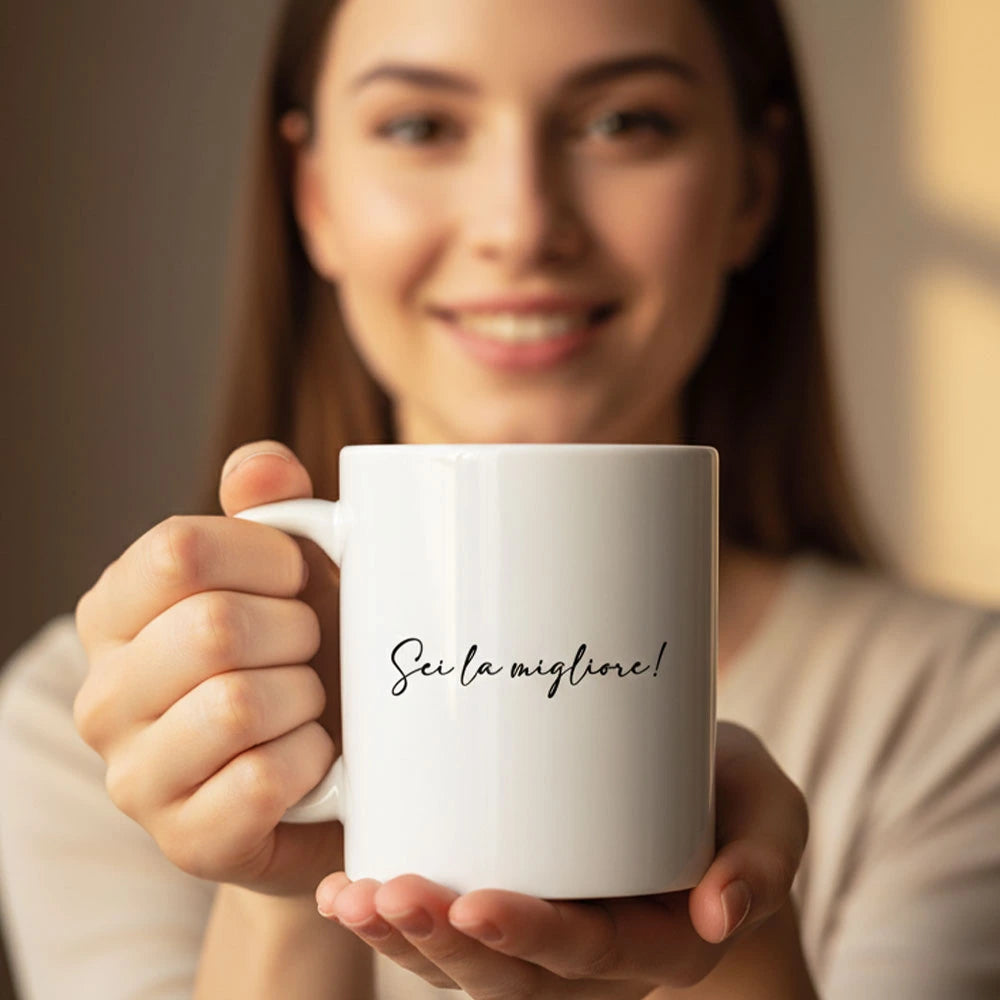 Tazza personalizzabile con nome e frase