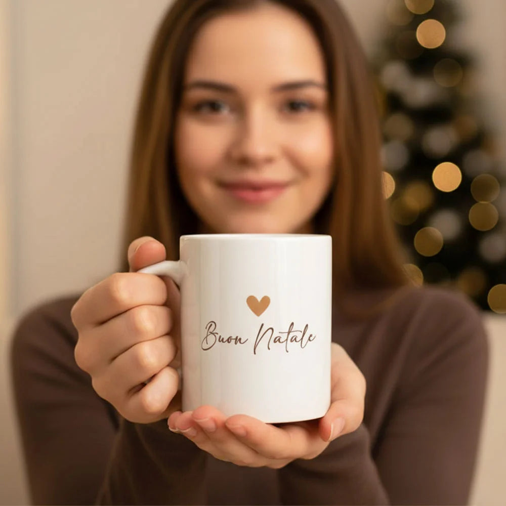 Idea regalo di Natale: tazza Renna Gold personalizzata