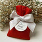 Sacchetto rosso on cotone