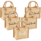 Set 5 Borse Juta "Bride - Team Bride" 