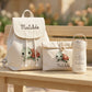 Set asilo con zaino, portamerenda e borraccia