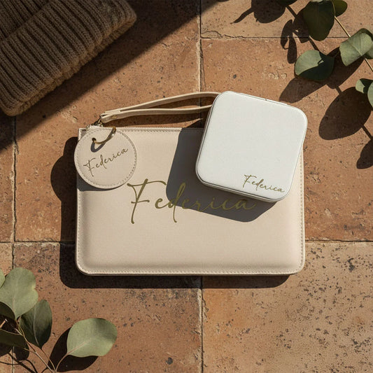 Box Regalo con Portagioie, Pochette e Portachiavi