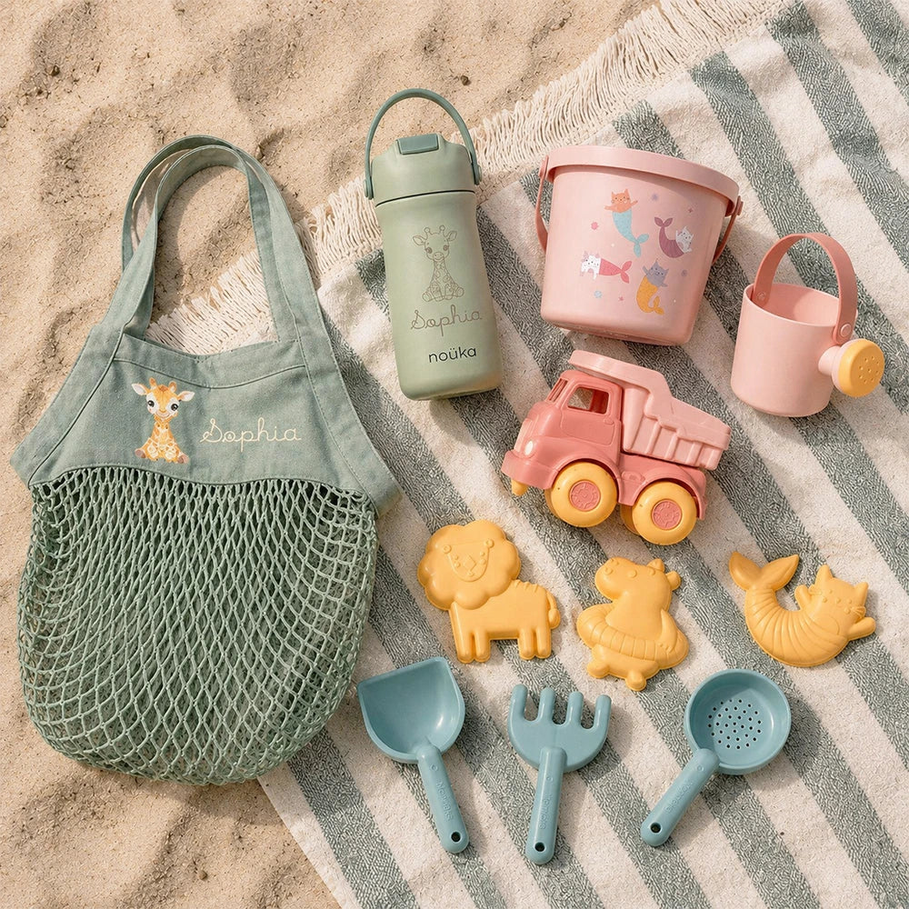 Set da spiaggia verde per bambini