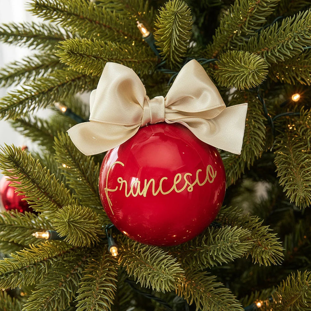 Palla di Natale con nome