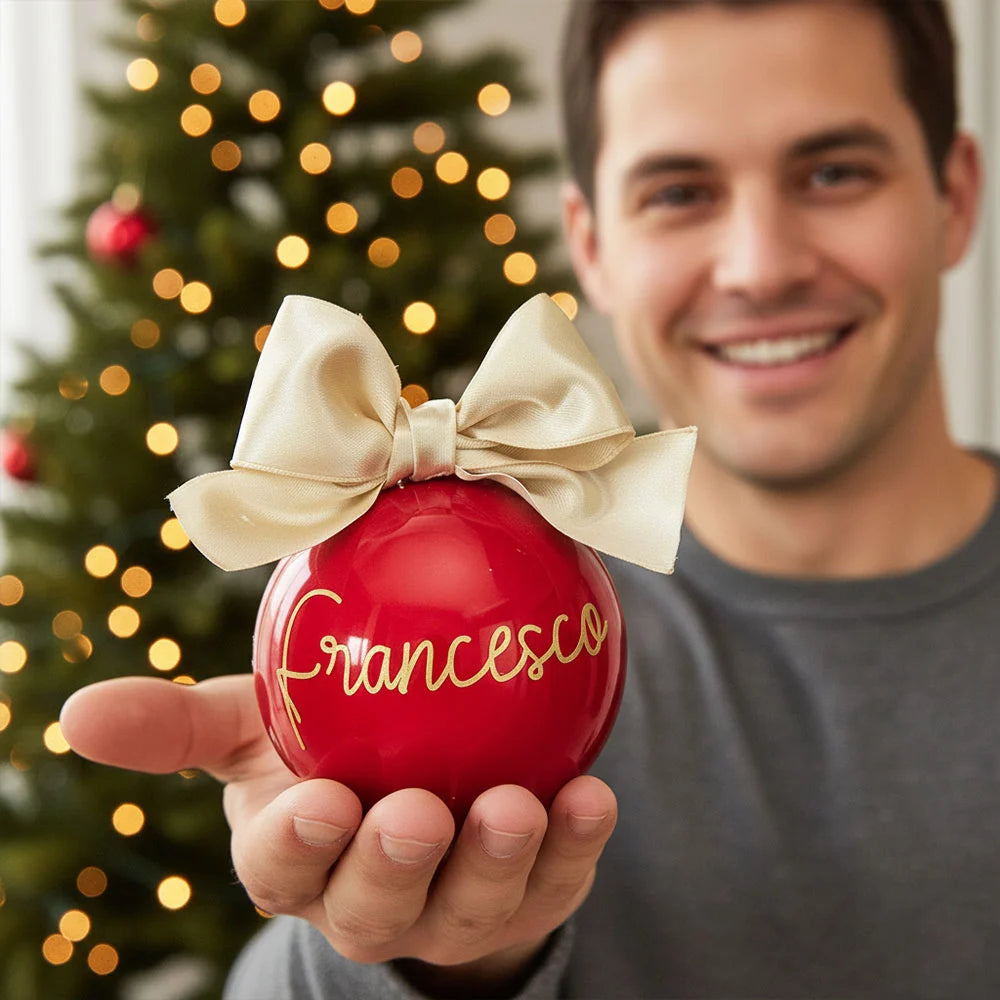 Palline di Natale con nome