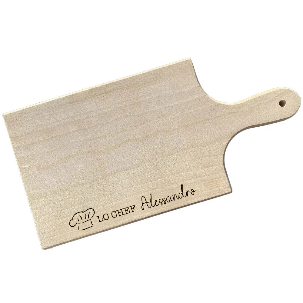Tagliere personalizzato "LO CHEF"