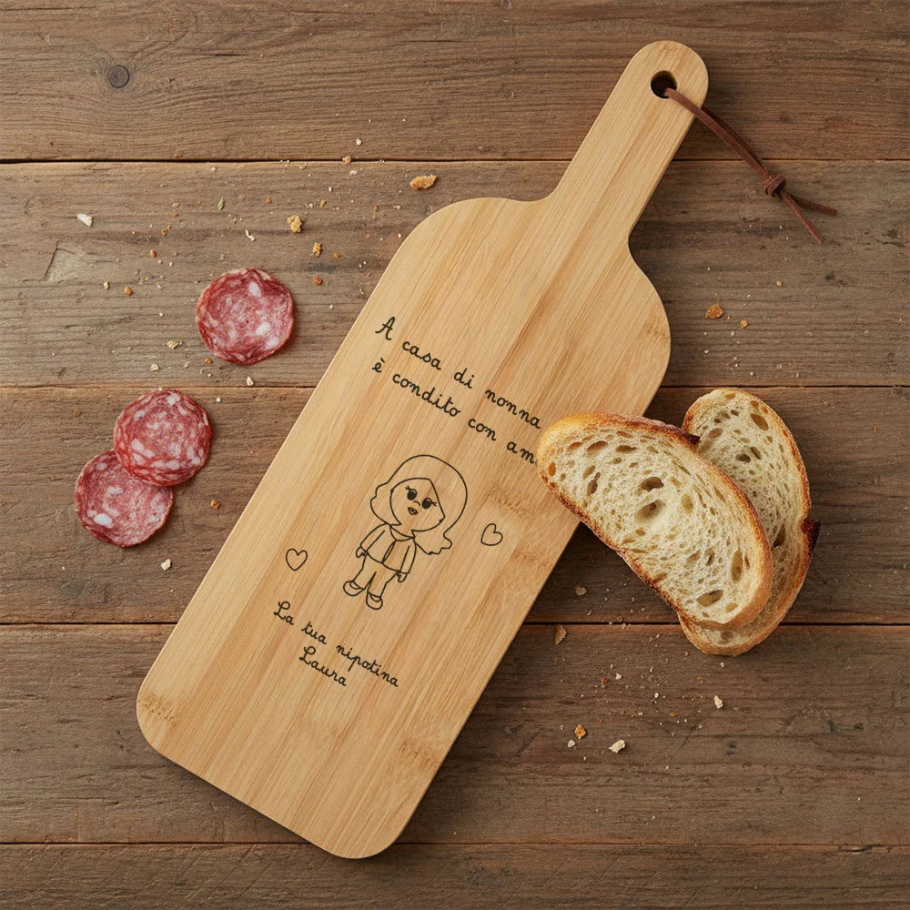 SBUGATTA| Regalo Nonna,Regalo Compleanno,Regalo cucina, Tagliere Bambù Personalizzato,Idee Regalo, Regalo Nonna Natale, Regalo Festa dei Nonni SBUGATTA| Regalo Nonna,Regalo Compleanno,Regalo cucina, Tagliere Bambù Personalizzato,Idee Regalo, Regalo Nonna Natale, Regalo Festa dei Nonni