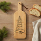 Tagliere personalizzato con albero di Natale
