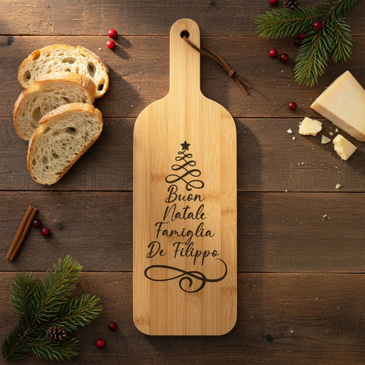Tagliere personalizzato con albero di Natale