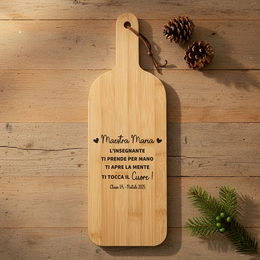 Tagliere Natalizio per la Maestra