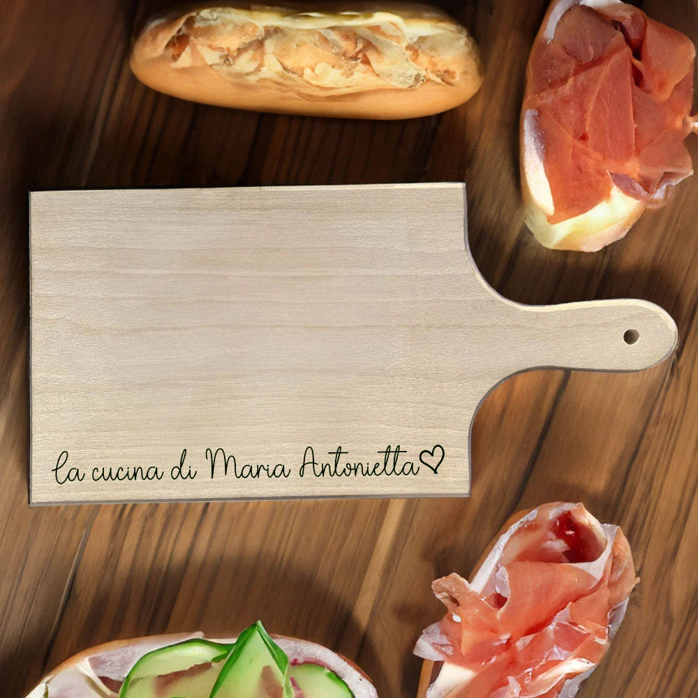 Tagliere Personalizzabile con Frase a scelta 