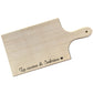 Tagliere Personalizzabile con Frase a scelta 