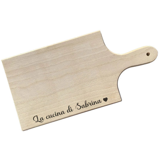 Tagliere Personalizzabile con Frase a scelta 