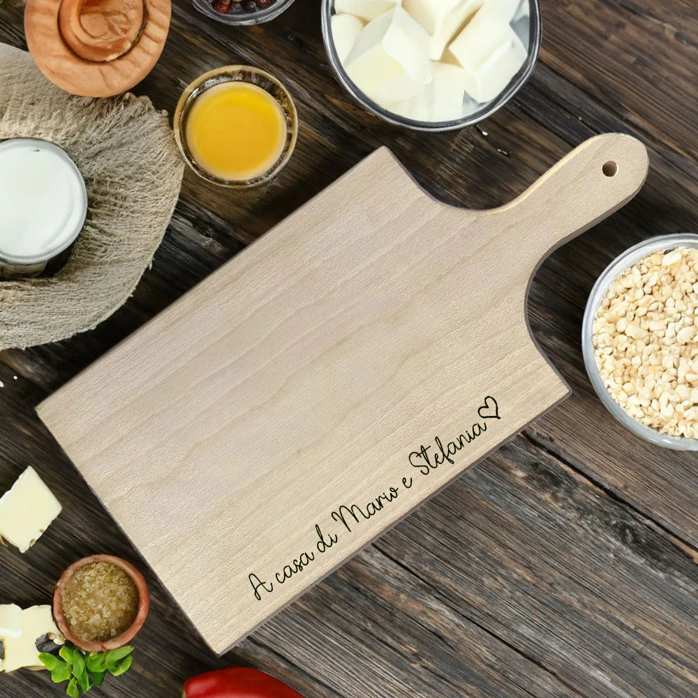 Tagliere Personalizzabile con Frase a scelta 