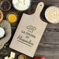 Tagliere personalizzato "La cucina di"