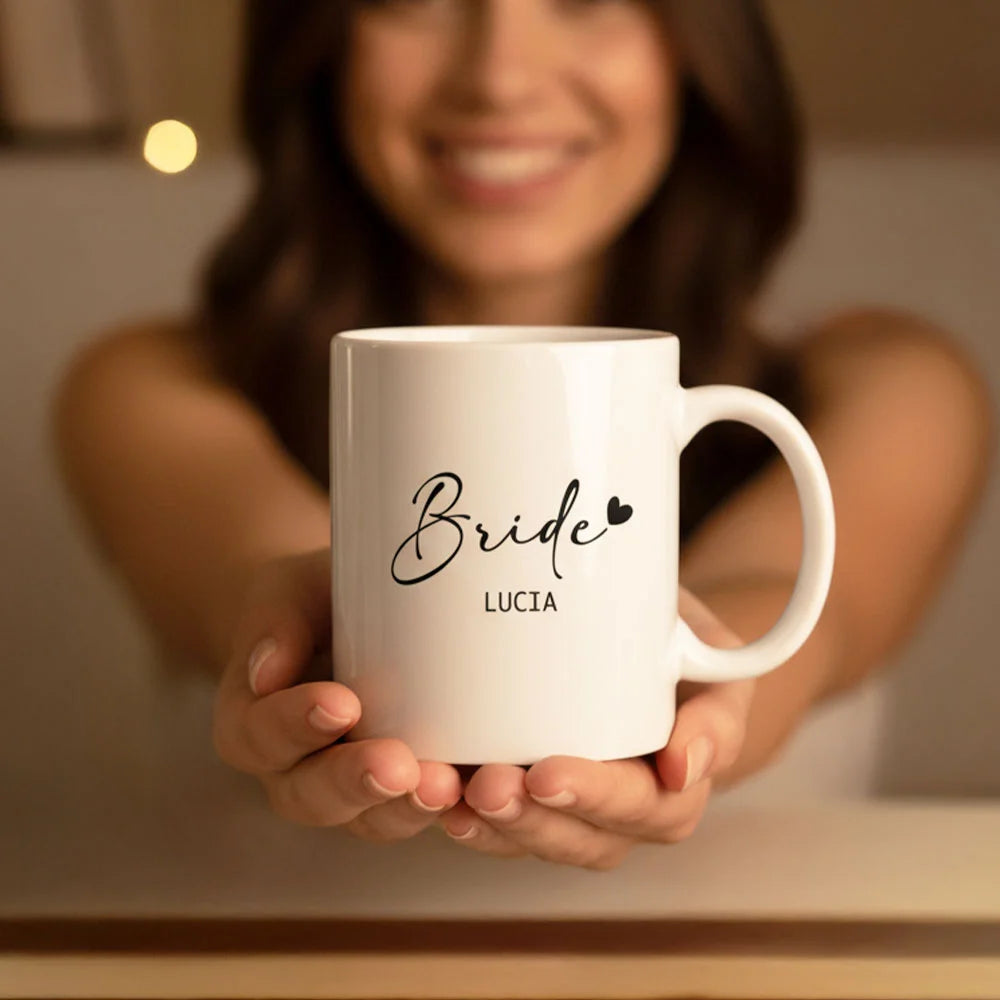 Tazza "Bride" Personalizzabile con Nome