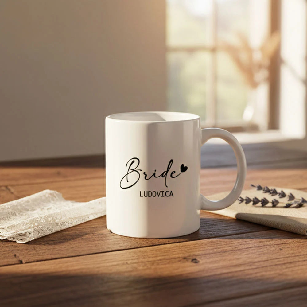 Tazza "Bride" Personalizzabile con Nome