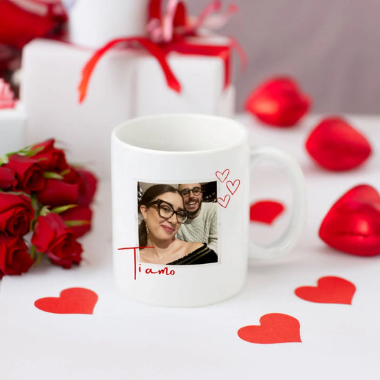 Tazza personalizzata con foto per San Valentino