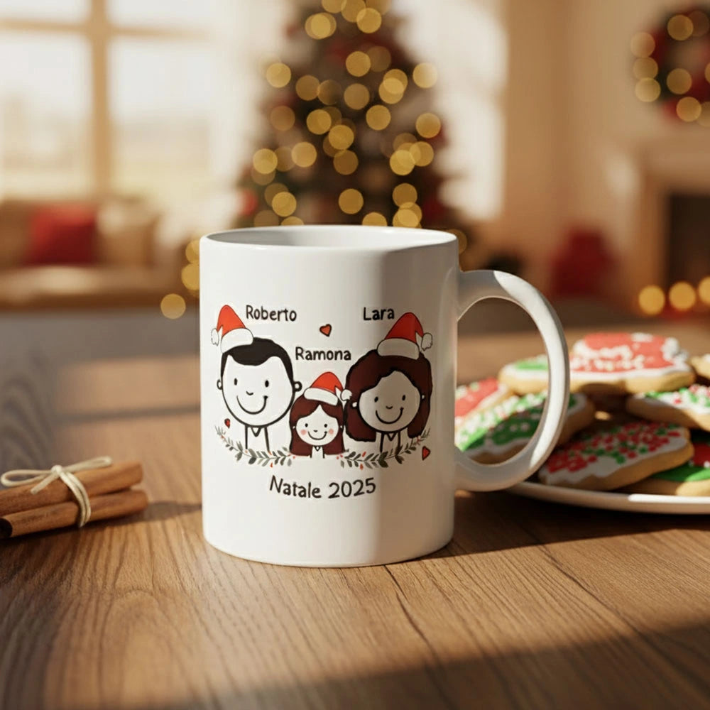 Tazza personalizzabile con la famiglia