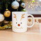 Tazza con renna e nome - Modello Gold