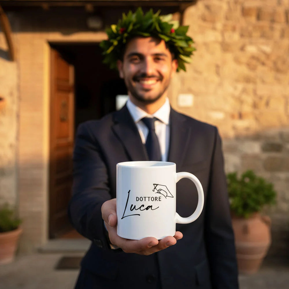 Tazza personalizzata per Laurea