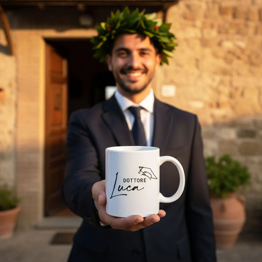 Tazza personalizzata per Laurea
