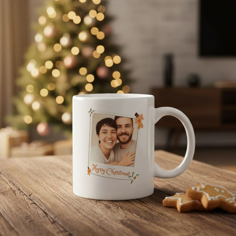 Tazza personalizzata con foto per Natale