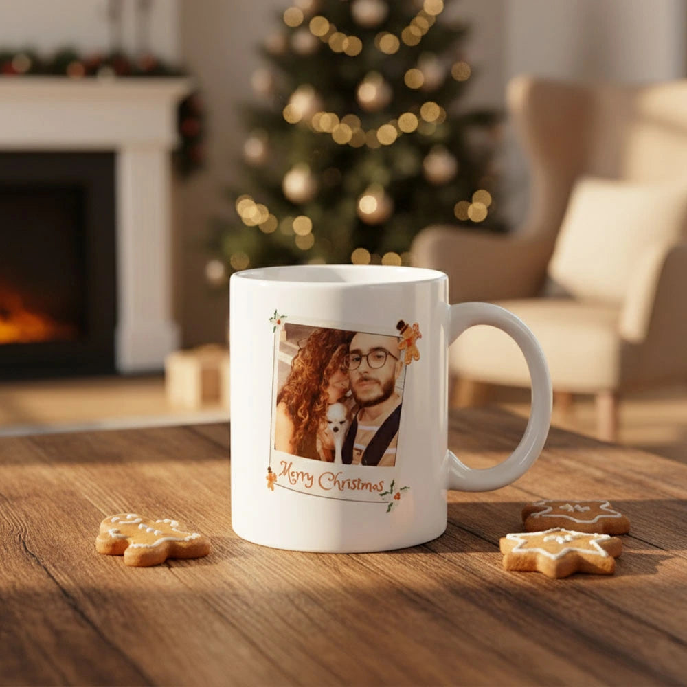 Tazza personalizzata con foto per Natale