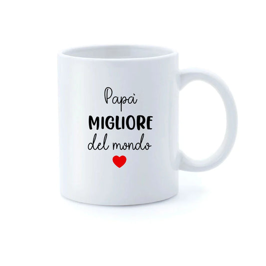 Tazza personalizzata "Papà migliore del mondo"