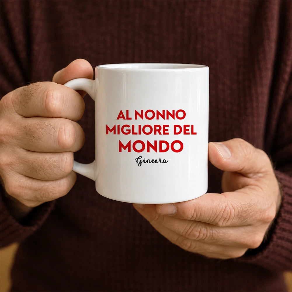 Tazza da 350 ml per nonni con messaggio affettuoso