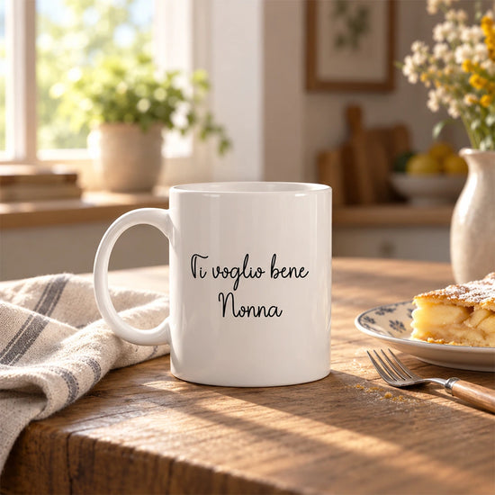 Idea regalo per la nonna: tazza personalizzata in ceramica