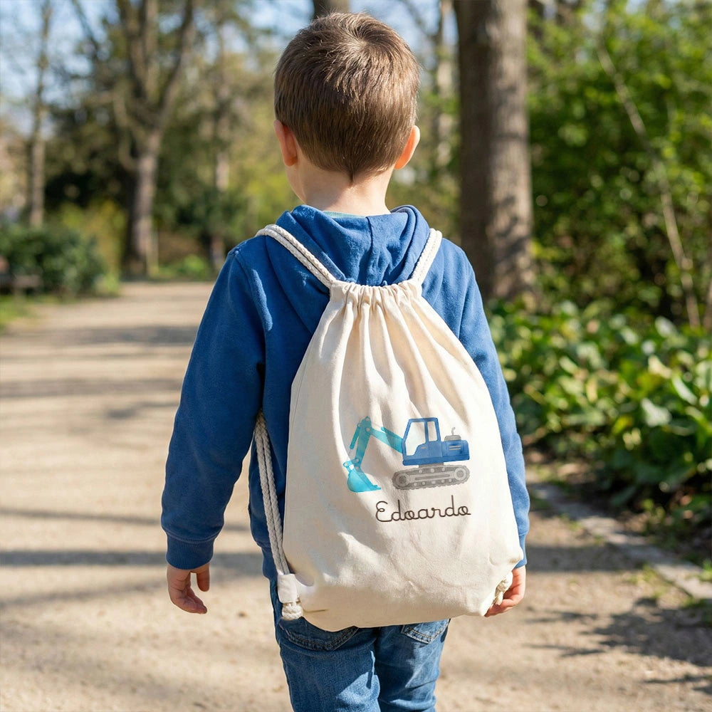 Zaino sacco morbido e flessibile per scuola materna